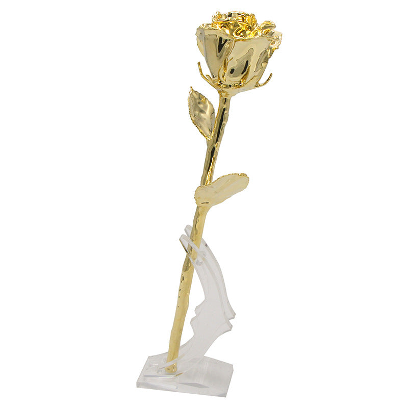 24K Gold Plated Eternal Rose – Luxury Gift for Christmas, Valentine's Day & Birthdays