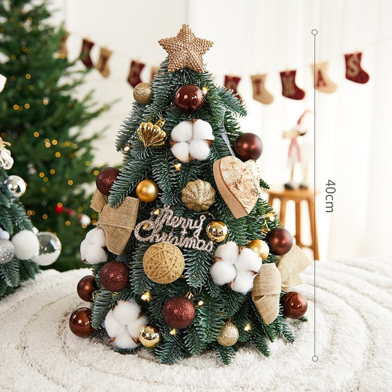 Desktop Noble Pine Christmas Tree – Tabletop Decor for Home & Hotel