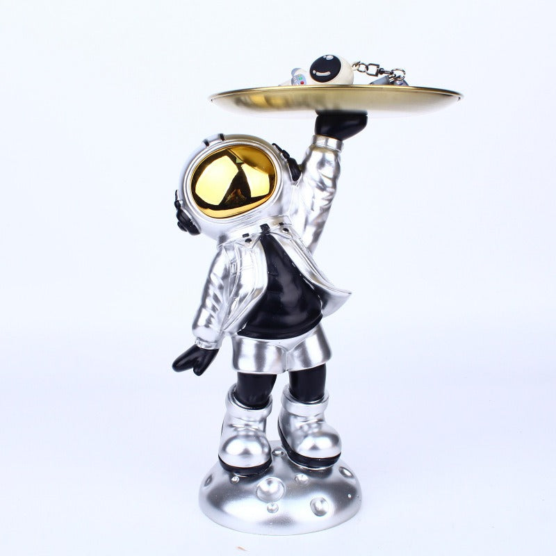 Astronaut Wine Rack — Scandinavian Sculptural Living Room Decor