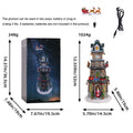 Christmas Luminous Rotating Music Box – Night Light & Kids' Birthday Gift