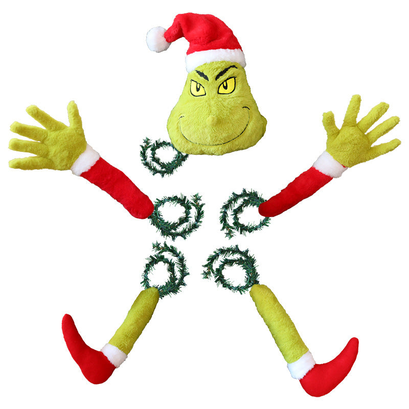 Santa Claus Christmas Elf Plush Doll – Festive Holiday Decoration
