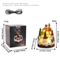 Christmas Luminous Music House – Eight-Tone Music Box Night Light Hut
