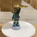 Astronaut Wine Rack — Scandinavian Sculptural Living Room Decor