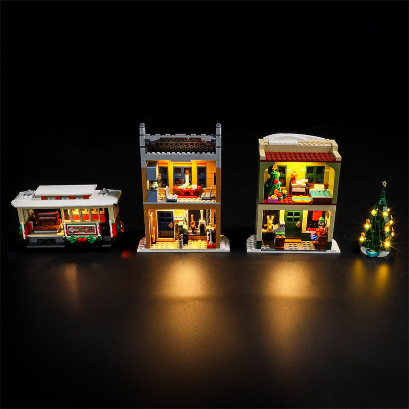 LED Lighting Kit for LEGO 10308 Festival Street – Christmas Series by YEABRICKS