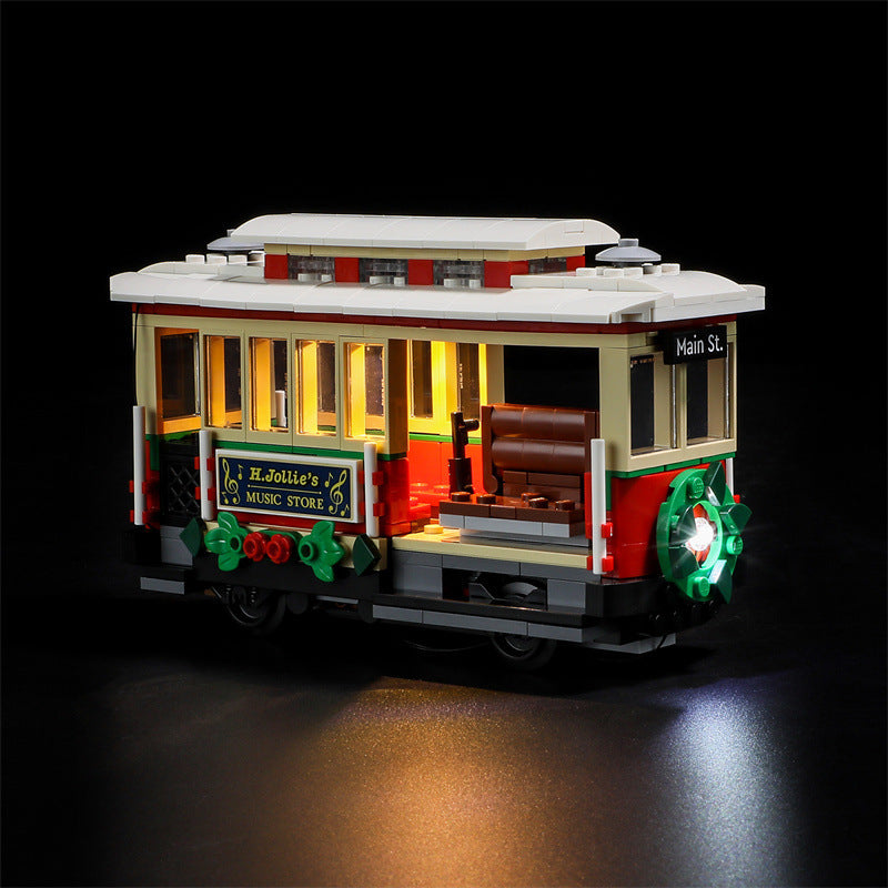 LED Lighting Kit for LEGO 10308 Festival Street – Christmas Series by YEABRICKS