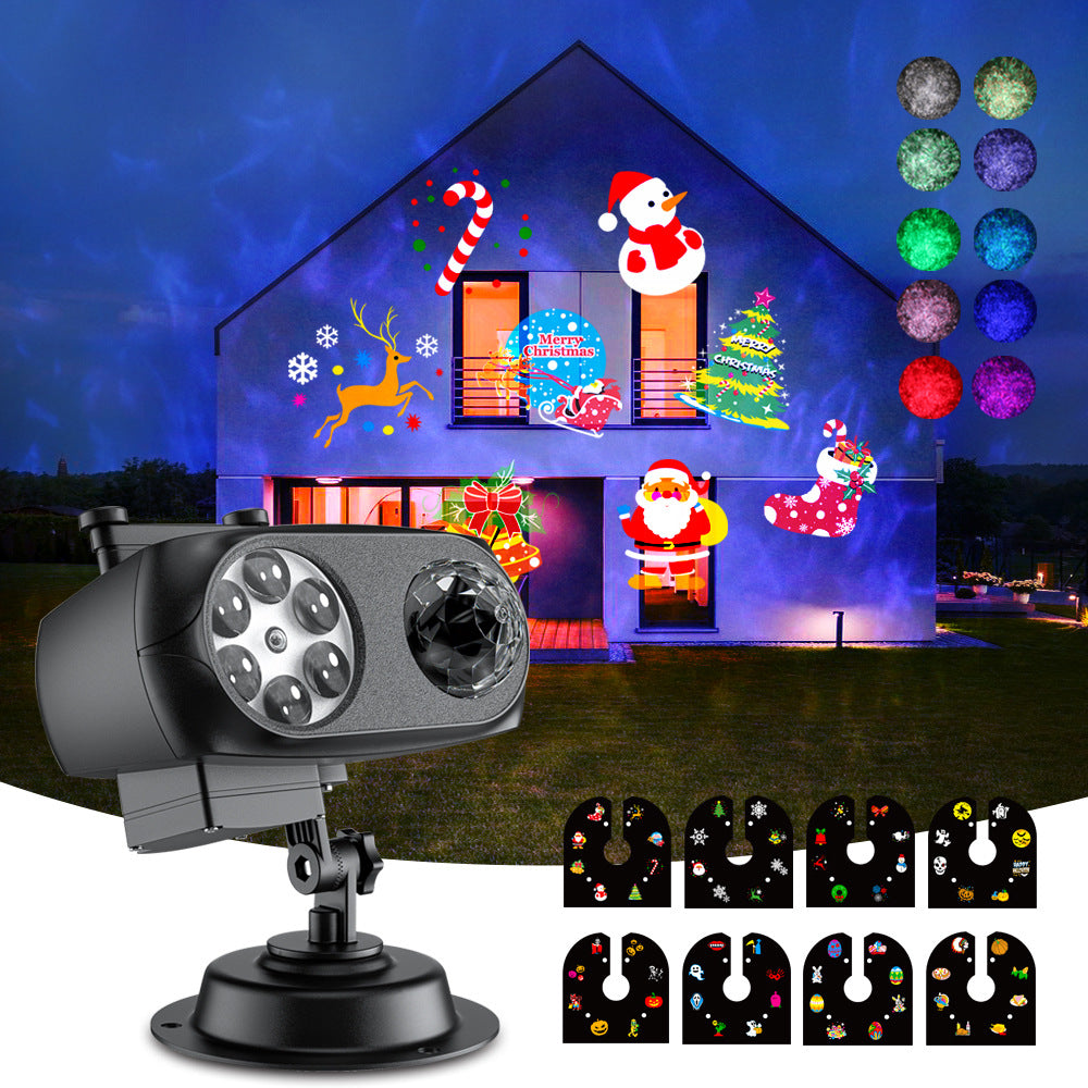 LED Christmas Projection Lights – Outdoor Waterproof Lawn & Garden Atmosphere Lights