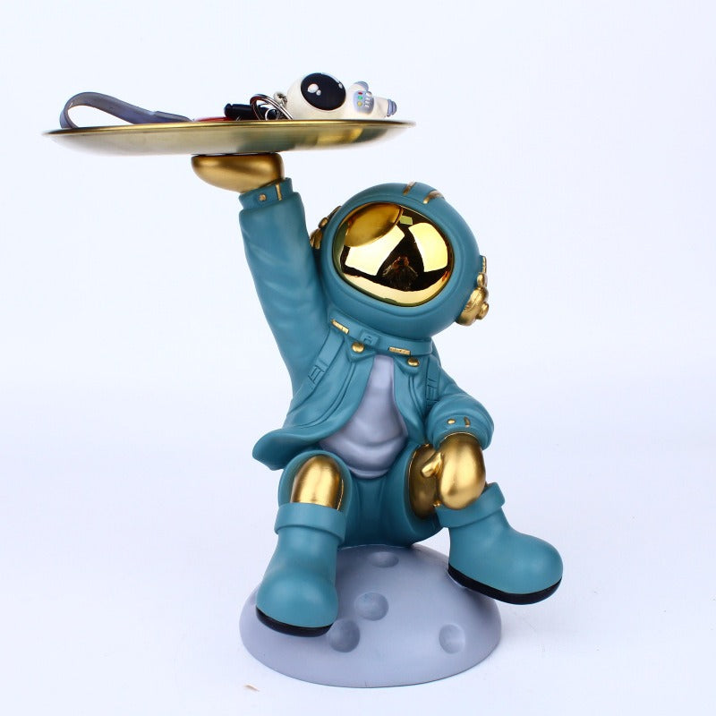 Astronaut Wine Rack — Scandinavian Sculptural Living Room Decor