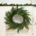 Artificial Pine Needle Vine Wreath – Christmas Door & Wall Hanging Decoration