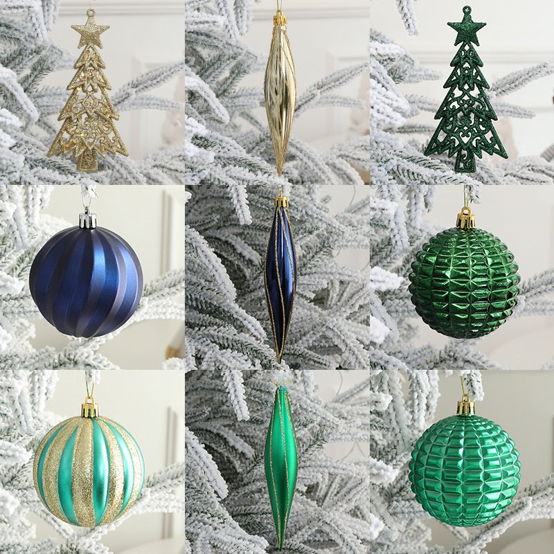 Christmas Hand-Painted Ornament Ball Set – Festive Tree Decorations
