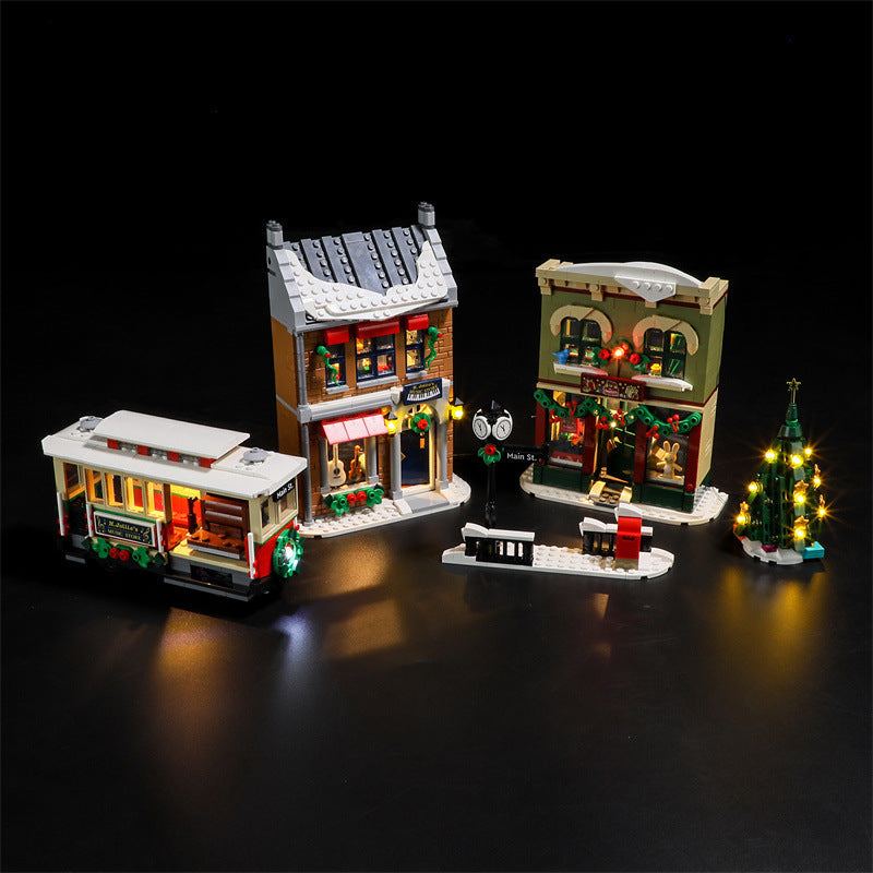 LED Lighting Kit for LEGO 10308 Festival Street – Christmas Series by YEABRICKS