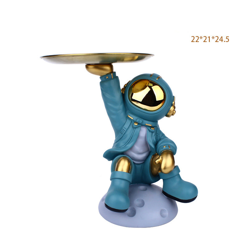 Astronaut Wine Rack — Scandinavian Sculptural Living Room Decor