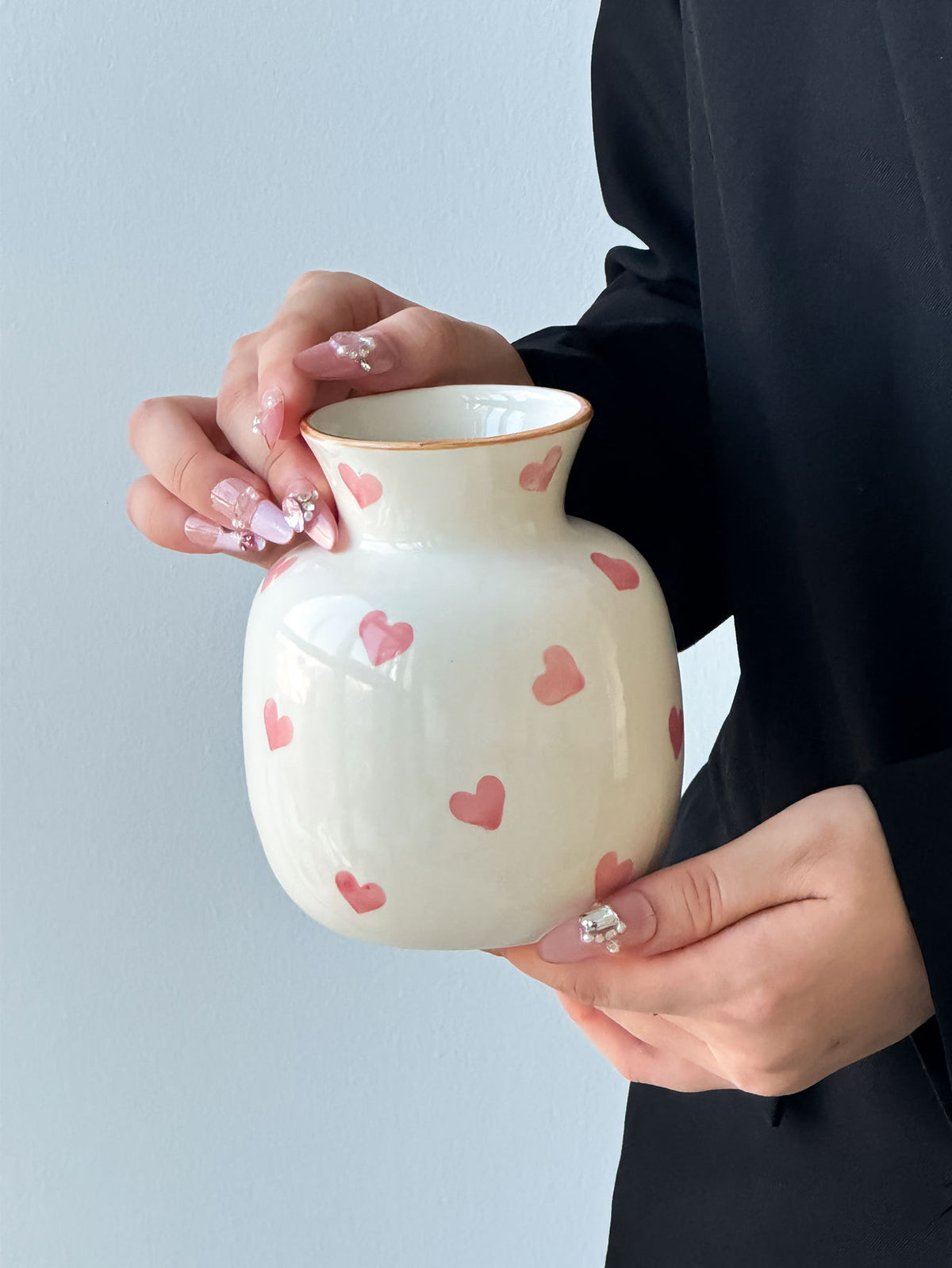 Hand-Painted Ceramic Vase – Artisan Home Décor