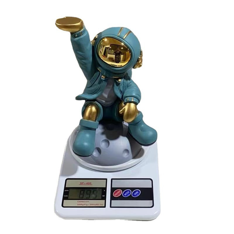 Astronaut Wine Rack — Scandinavian Sculptural Living Room Decor