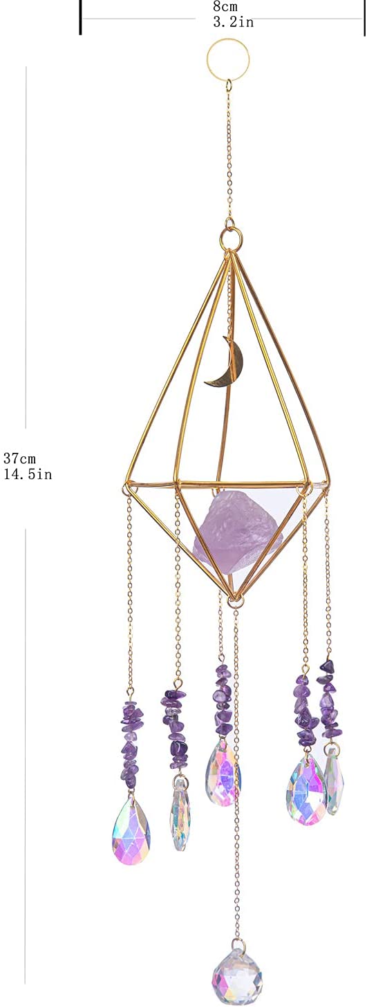 Handmade Rainbow Crystal Suncatcher — Prism Window Sun Catcher