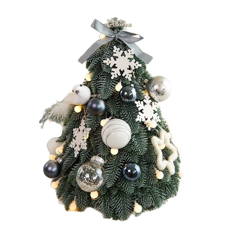Desktop Noble Pine Christmas Tree – Tabletop Decor for Home & Hotel