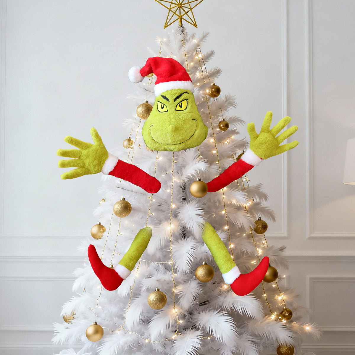 Santa Claus Christmas Elf Plush Doll – Festive Holiday Decoration
