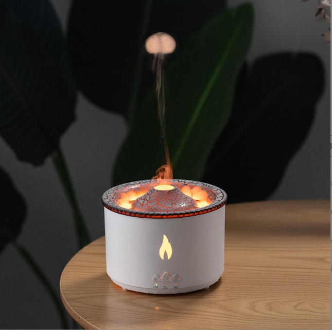 Flame Aromatherapy Humidifier – Remote Control Jellyfish Mist Diffuser