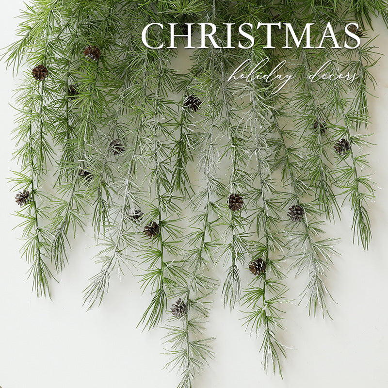 Faux Green Vine Hanging Basket – Christmas Decoration Hanging Ornament