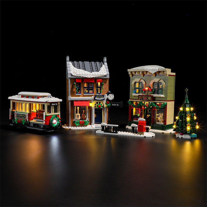 LED Lighting Kit for LEGO 10308 Festival Street – Christmas Series by YEABRICKS