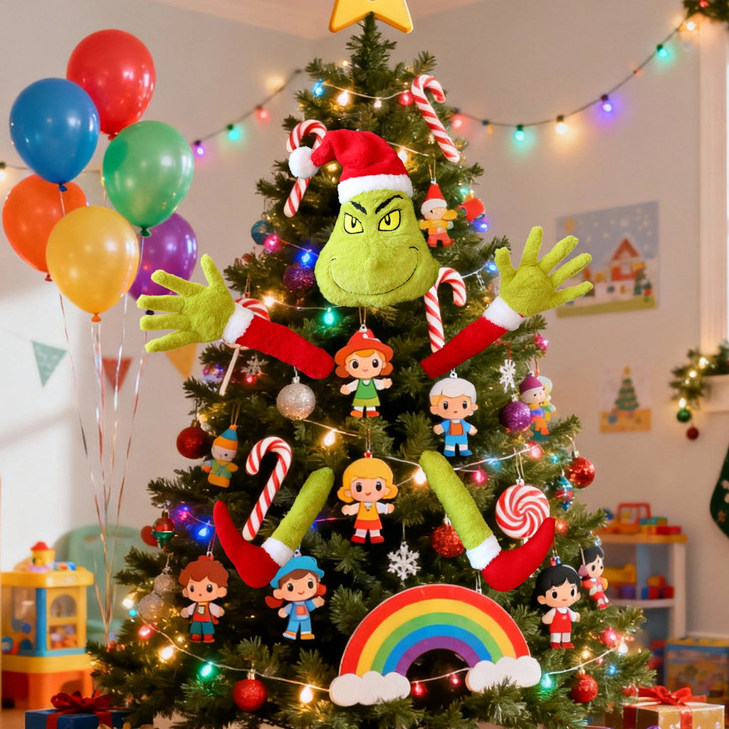 Santa Claus Christmas Elf Plush Doll – Festive Holiday Decoration