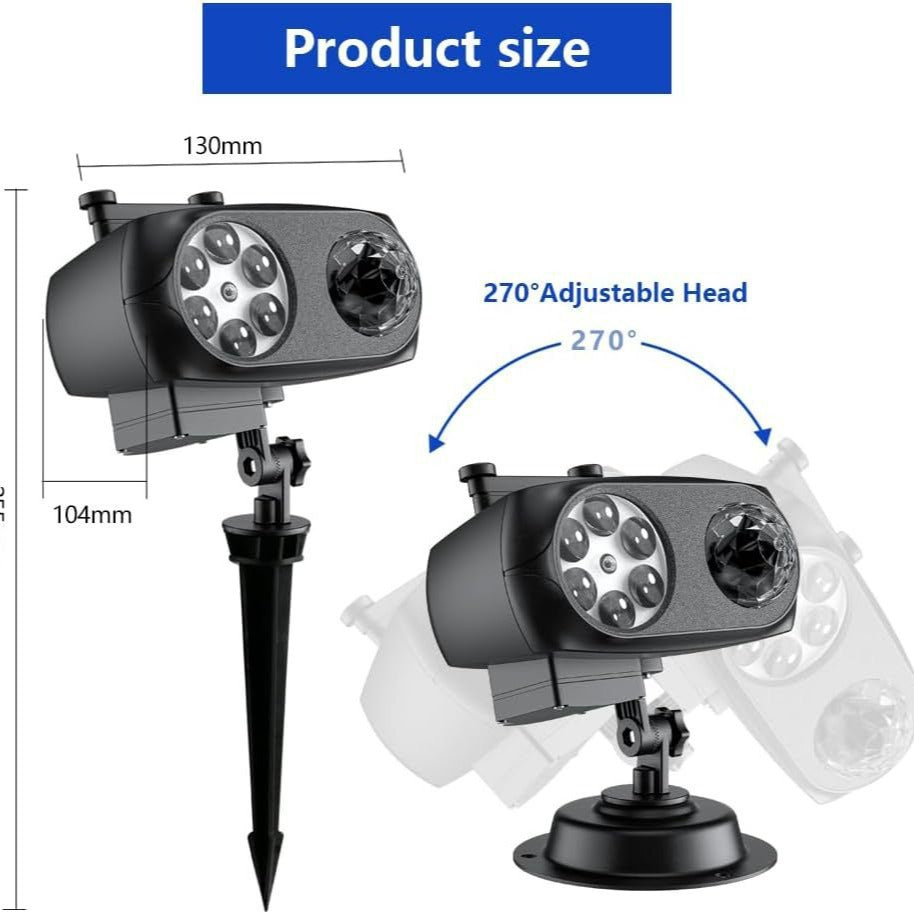 LED Christmas Projection Lights – Outdoor Waterproof Lawn & Garden Atmosphere Lights