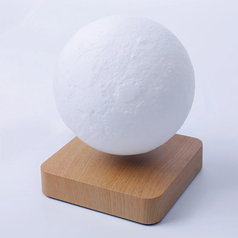 Floating Moon Lamp — 3D Printed Magnetic Levitation Night Light