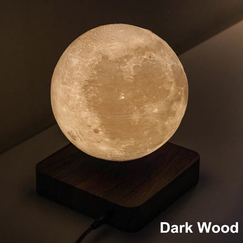 Floating Moon Lamp — 3D Printed Magnetic Levitation Night Light