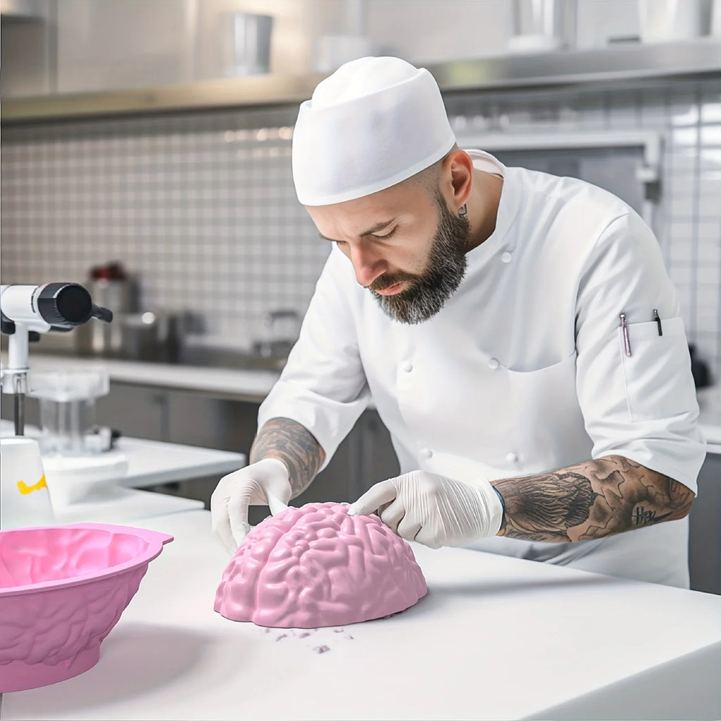 Brain Cake Silicone Mould – Halloween Baking & Epoxy Resin