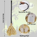 Halloween Witch Broom Light – Sound-Activated LED Broom with Spooky Sounds