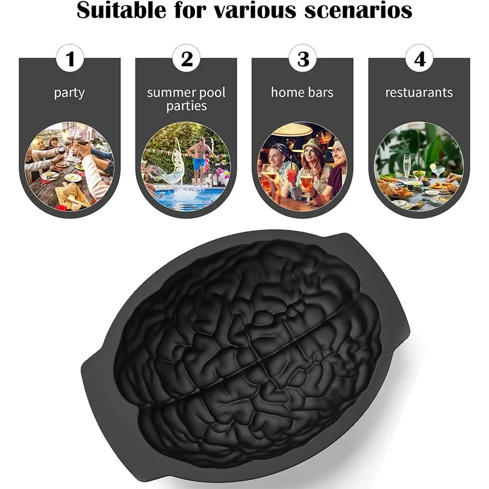 Brain Cake Silicone Mould – Halloween Baking & Epoxy Resin