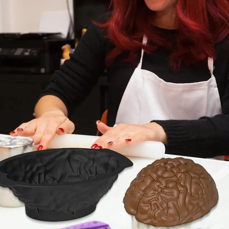 Brain Cake Silicone Mould – Halloween Baking & Epoxy Resin