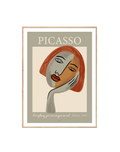 Face with Hand | Picasso-Inspired Art Print for Modern Interiors
